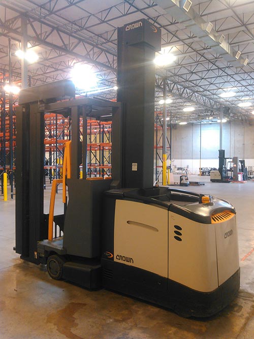 Certified Pre Owned >> Crown TSP 6000 Man-Up Turret Forklift - Rebuilt Encore Program - ZAR Corporation Certified Pre Owned >> Crown TSP 6000 Man-Up Turret Forklift - Rebuilt Encore Program - ZAR Corporation