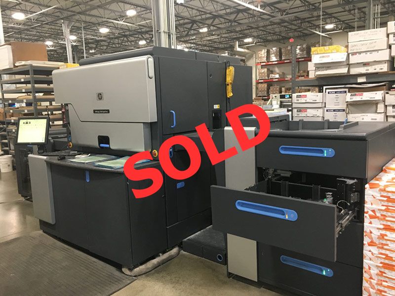SOLD - Hewlett-Packard Indigo 7500 Pre-Owned