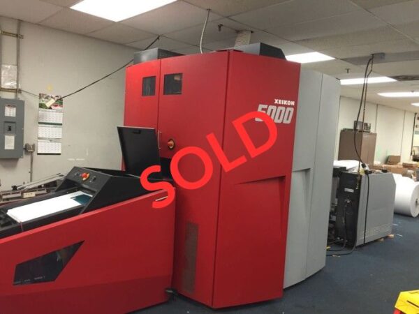 SOLD - Xeikon 5000 Roll Fed Press - Pre-Owned