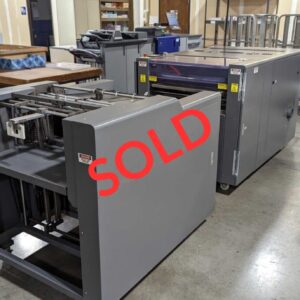SOLD - Used Refurbished 2016 TEC Lighting UV Coater / Stack Feeder
