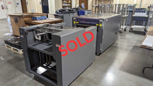 SOLD - Used Refurbished 2016 TEC Lighting UV Coater / Stack Feeder