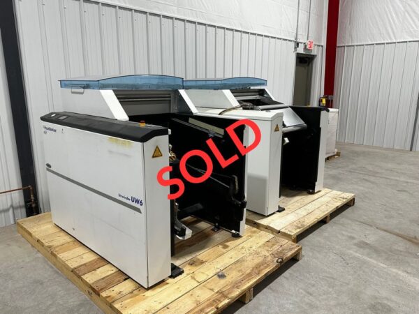 SOLD - Used 2018 Hunkeler Gen6 UW6-22 Unwinder and RW6-22 Rewinder