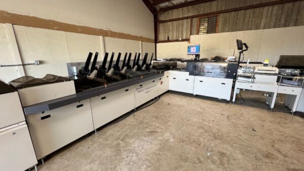 2009 Pitney Bowes FPS12 Inserter with Split Drive (SD) and Sheet Feeder