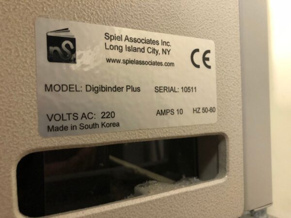 2017 Sterling Digibinder Plus Robust, Self-Adjusting Perfect Binder - For Sale - Image 2