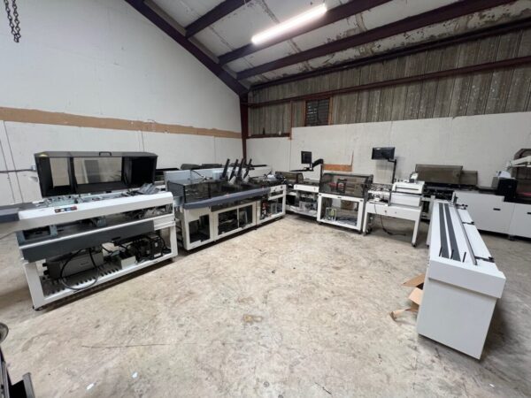 Refurbished 2014 Pitney Bowes DI2000 Inserting System (aka BlueCrest Rival) - 2 Station Chassis, 10x13 Front Table, Turnover Module