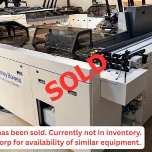 Refurbished 2014 Bluecrest / Pitney Bowes 3-Station Rival Inserter with Windows 7 - Only 1.9 Million Cycles!