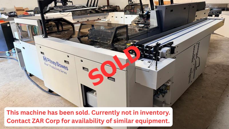 Refurbished 2014 Bluecrest / Pitney Bowes 3-Station Rival Inserter with Windows 7 - Only 1.9 Million Cycles!