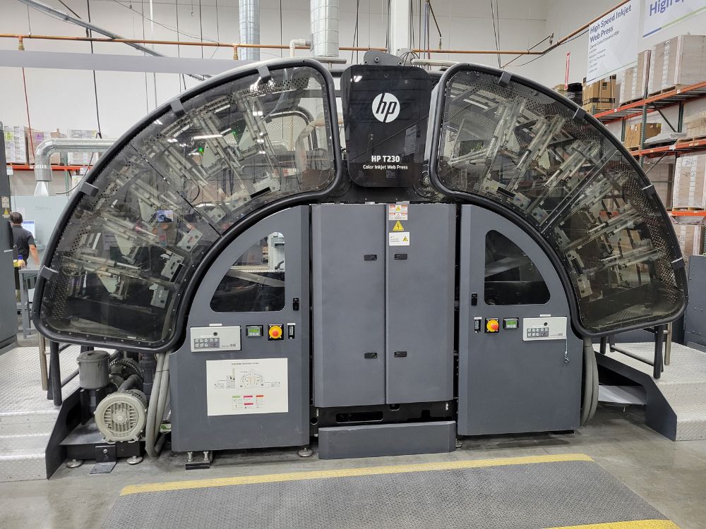 Used HP T230 Color Inkjet Web Press – For Sale - Image 5