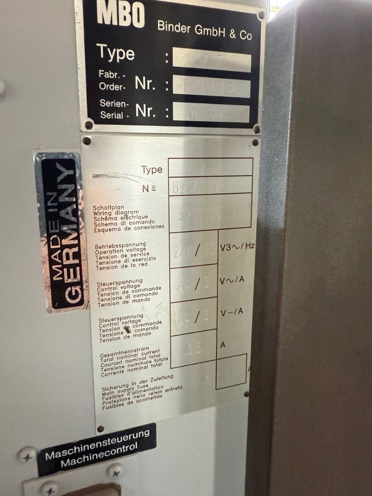 MBO Z2 Knife Folder Serial # G6666 - For Sale - Image 2