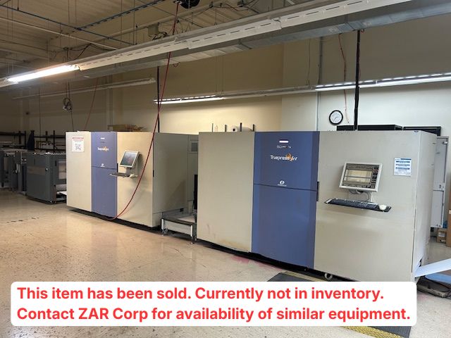 Used 2015 SCREEN Truepress TP-J520 (Jet520) Inkjet Web Press