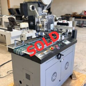 Refurbished Kirk-Rudy 535CS TabMaster tabber with over $4,500 in new parts installed. Fully tested and ready for production use.