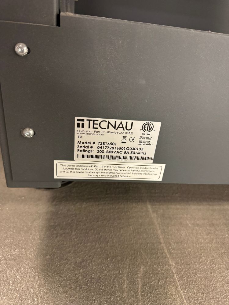 Tecnau U9 Unwinder Serial #30144 – Tested & Refurbished – 90-Day Parts Warranty – High-Speed Roll Feed System For Sale - Image 2
