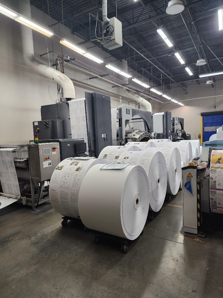 Used HP PageWide Web Press T300 – 30" High-Speed Inkjet Web Press - For Sale - Image 2