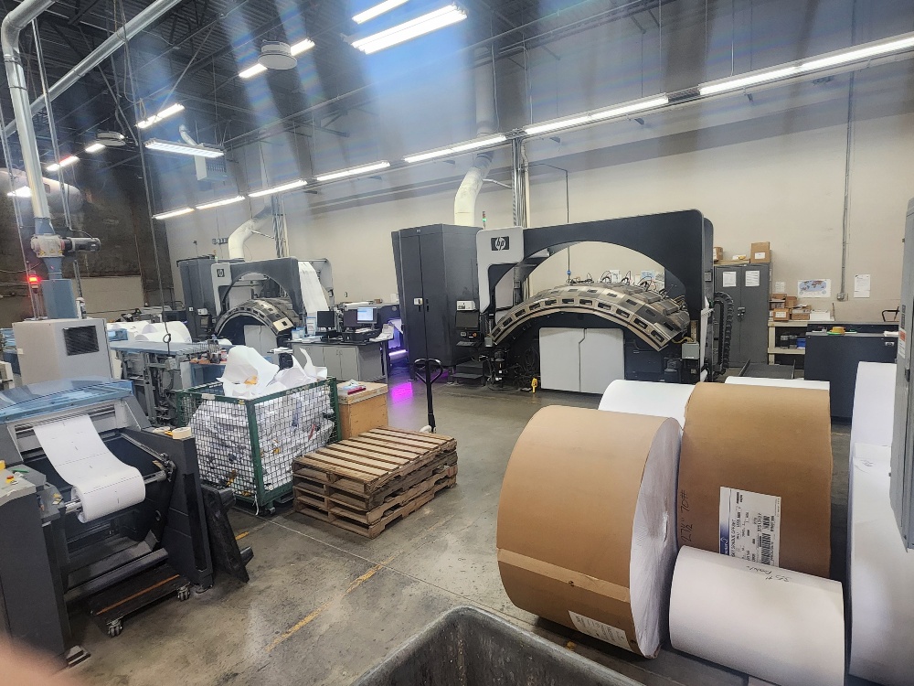 Used HP PageWide Web Press T300 – 30" High-Speed Inkjet Web Press - For Sale - Image 3