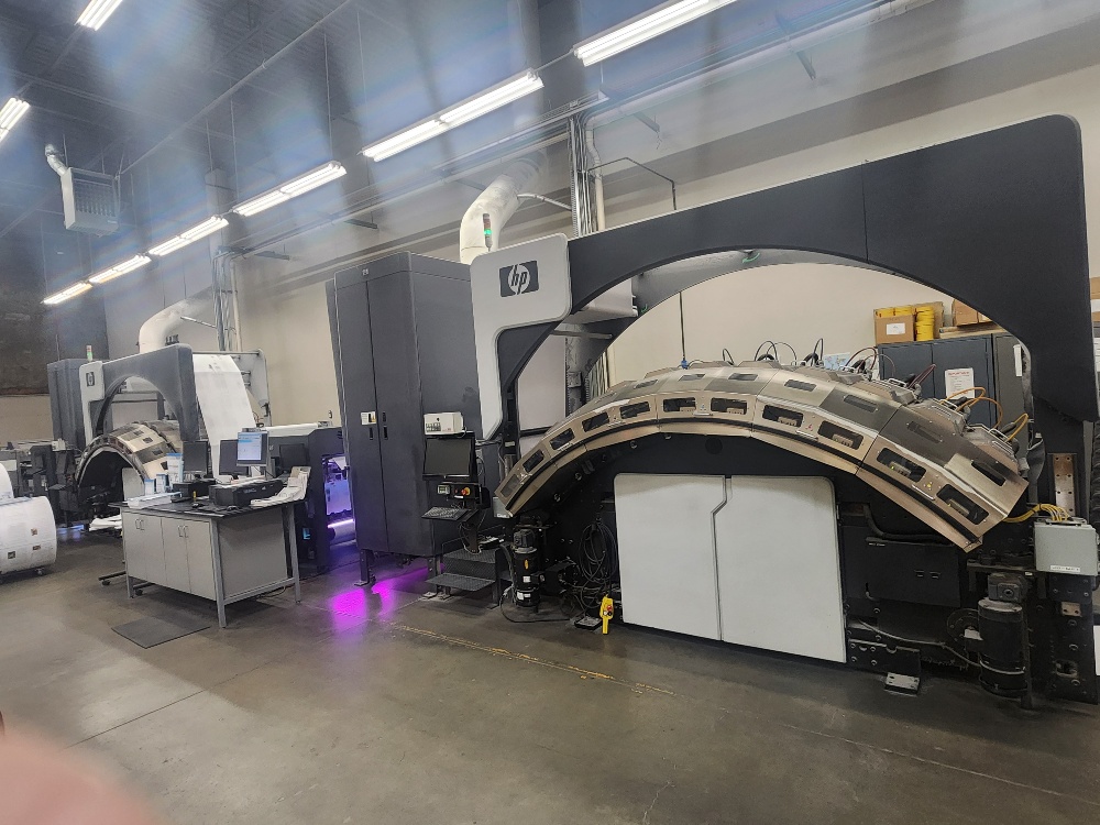 Used HP PageWide Web Press T300 – 30" High-Speed Inkjet Web Press - For Sale