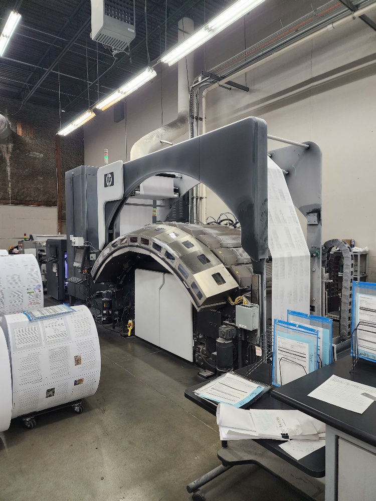 Used HP PageWide Web Press T300 – 30" High-Speed Inkjet Web Press - For Sale - Image 7