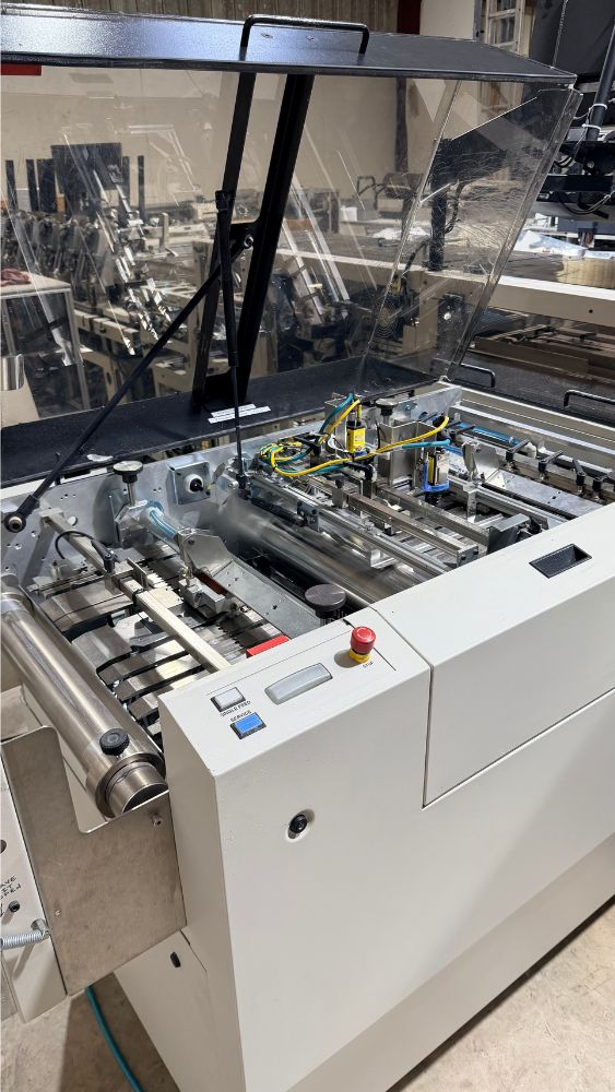 BlueCrest Mailstream Productivity Series MPS 22K Inserter System with Hunkeler UW6, 50K Cutter, DirectView & Cognex Integrity – Tested & Refurbished - Image 4