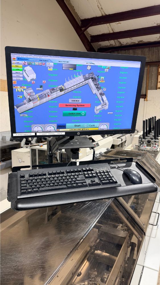 BlueCrest Mailstream Productivity Series MPS 22K Inserter System with Hunkeler UW6, 50K Cutter, DirectView & Cognex Integrity – Tested & Refurbished - Image 2