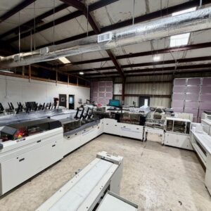 Refurbished BlueCrest MSE Mailing Inserter with Cognex Camera and Automatic Buckle Chutes