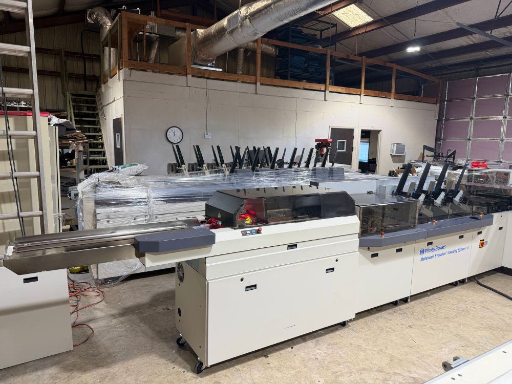 Refurbished BlueCrest MSE Mailing Inserter with Cognex Camera and Automatic Buckle Chutes - Image 4
