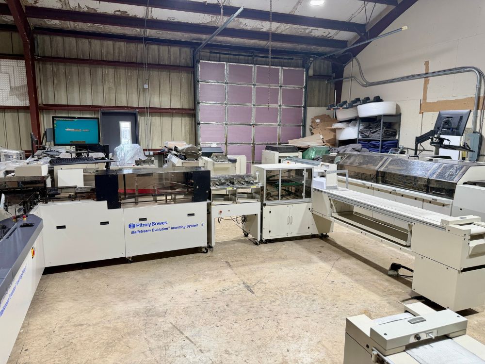Refurbished BlueCrest MSE Mailing Inserter with Cognex Camera and Automatic Buckle Chutes - Image 3