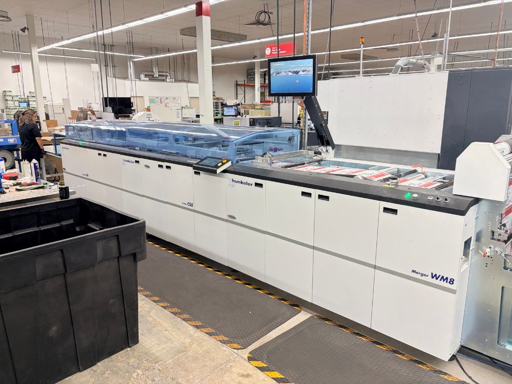 Complete Hunkeler DP8 Dynamic Roll-to-Sheet Finishing Line (2024)
