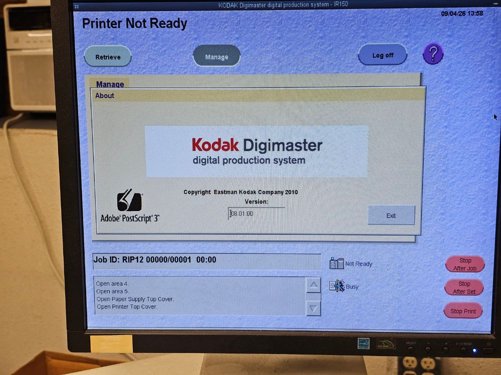 Used Kodak Digimaster EX150 Production Printer - Image 3