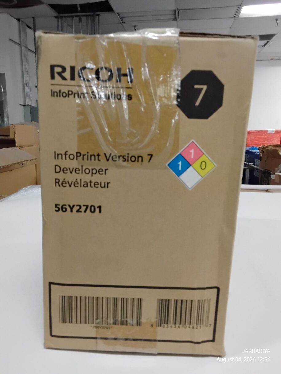Ricoh InfoPrint Version 7 Toner 56Y2700 & Developer 56Y2701 – New Unopened Cases for Sale - Image 5